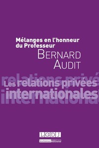 Image de mélanges en l'honneur du professeur bernard audit