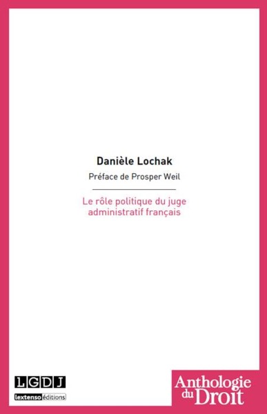 Picture of le rôle politique du juge administratif français
