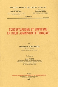 Picture of conceptualisme et empirisme en droit administratif français