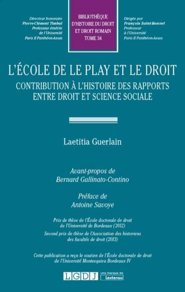 Picture of L'ECOLE DE LE PLAY ET LE DROIT