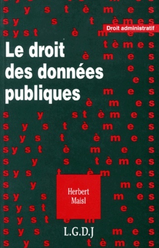 Picture of le droit des données publiques