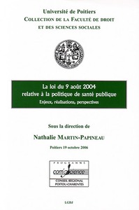 Picture of LA LOI DU 9 AVRIL 2004 RELATIVE À LA POLITIQUE DE LA SANTÉ PUBLIQUE, ENJEUX, RÉA