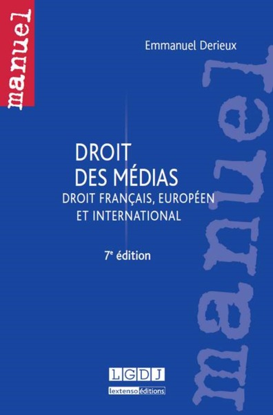Image de DROIT DES MÉDIAS - 7ÈME ÉDITION