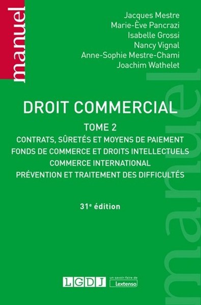 Picture of Droit commercial