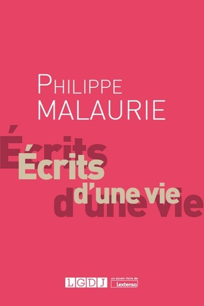 Picture of Philippe Malaurie, Écrits d'une vie