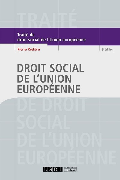 Picture of Droit social de l'Union européenne