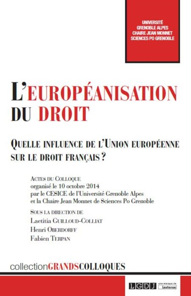 Image de l'européanisation du droit