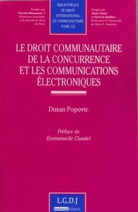 Image de le droit communautaire de la concurrence et les communications électroniques
