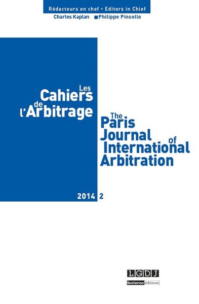 Picture of LES CAHIERS DE L ARBITRAGE N 2 - 2014