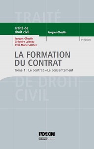 Image de la formation du contrat : le contrat, le consentement - 4ème édition