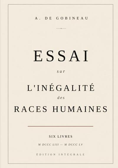 Image de Essai sur l?inégalité des races