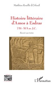 Picture of Histoire littéraire d'Amos à Esdras