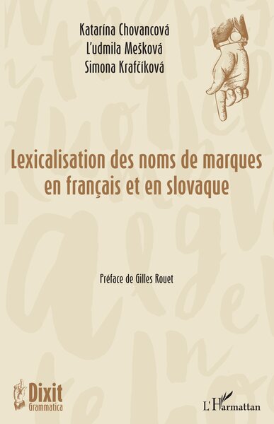 Picture of Lexicalisation des noms des marques en français et en slovaque