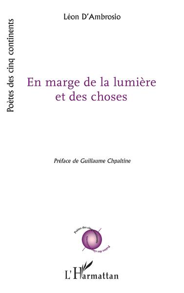 Picture of En marge de la lumière et des choses