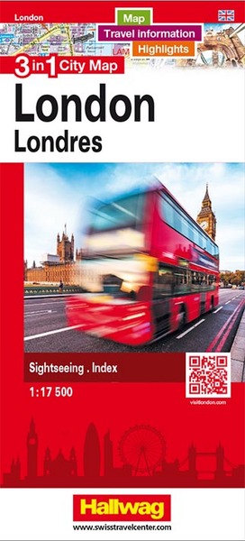 Image de LONDON - LONDRES 3 IN 1 CITY MAP