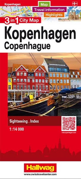 Image de KOPENHAGEN - COPENHAGUE 3 IN 1 CITY MAP