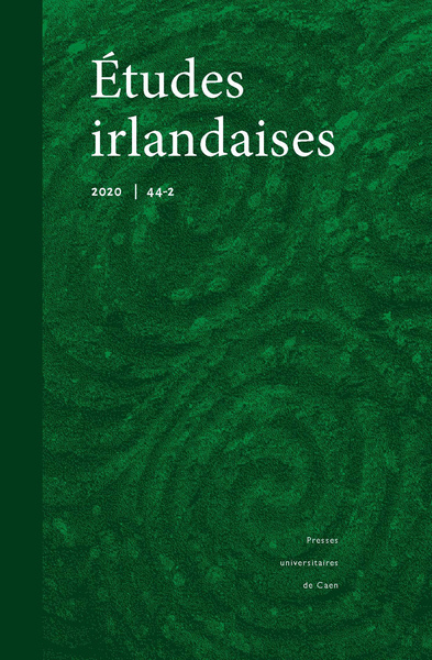 Image de ETUDES IRLANDAISES, N  44.2. VARIA