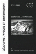 Picture of Géographie physique et environnement, n° 2/1994
