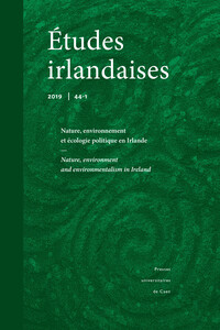Picture of Études irlandaises, n° 44-1/2019