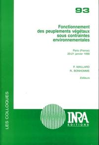 Image de Fonctionnement des peuplements végétaux sous contraintes environnementales