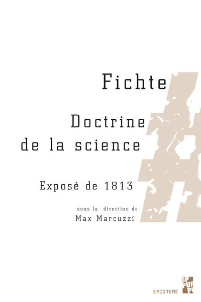 Picture of Fichte doctrine de la science