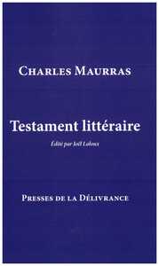 Image de Testament littéraire