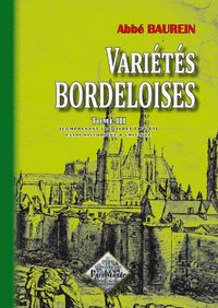 Picture of VARIETES BORDELOISES (TOME III)