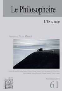 Image de Le Philosophoire N°61 : L'Existence - Printemps 2024