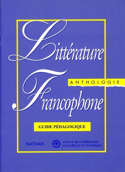 Image de Littérature francophone Guide pédagogique