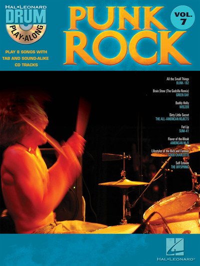 Picture of PUNK ROCK  DRUM PLAY ALONG VOLUME 7  RECUEIL + CD