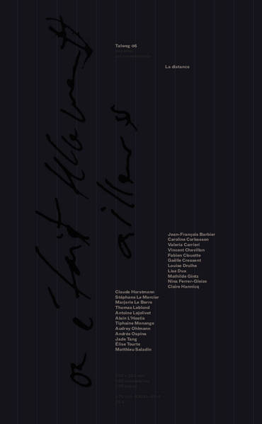 Picture of TALWEG 06 - LA DISTANCE