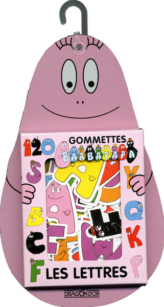 Image de Gommettes Barbapapa - les lettres