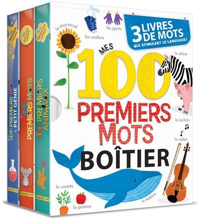 Picture of Boitier - Mes 100 premiers mots - 3 livres de mots