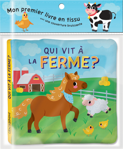 Picture of Mon premier livre en tissu -Qui vit à la ferme ?