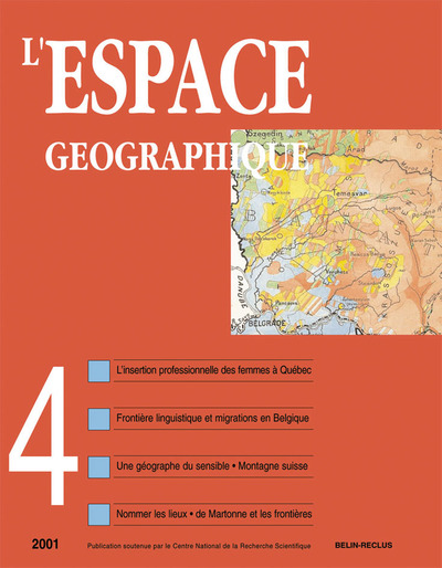 Image de L'espace géographique - N°4