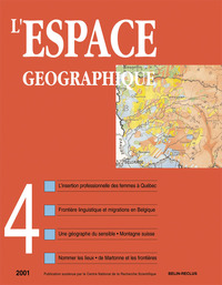 Image de L'espace géographique - N°4