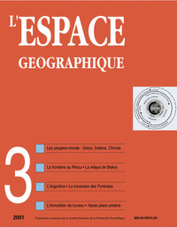 Image de L'espace géographique -  N°3
