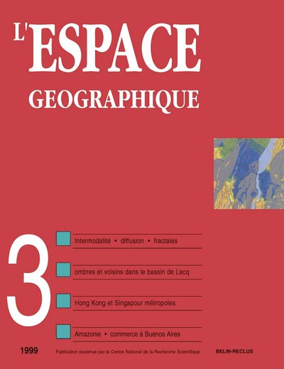 Image de L'espace géographique - N°3