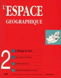 Image de L'espace géographique - N°2