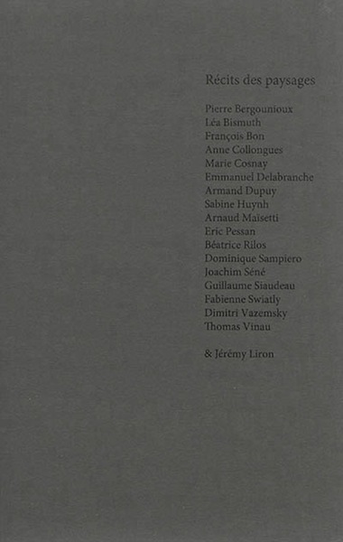 Image de Récits des paysages