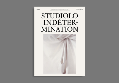 Picture of Revue Studiolo, n°18, "Indétermination"