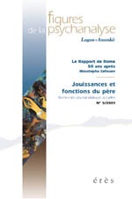 Image de Figures de la psychanalyse 05 - Jouissances et fonctions du père