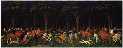 Picture of The Hunt in the Forest by Paolo Uccello /anglais