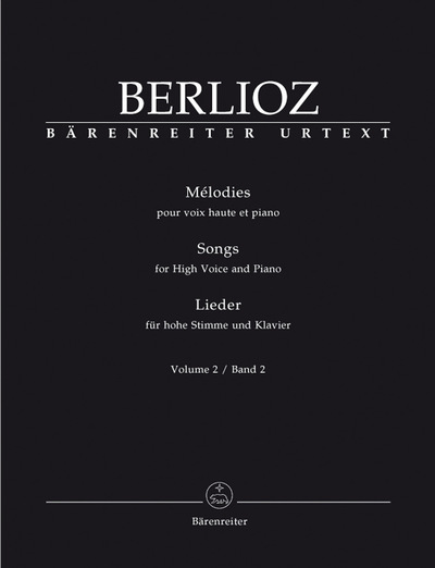 Picture of HECTOR BERLIOZ : MELODIES VOLUME 2. VOIX HAUTE - CHANT PIANO