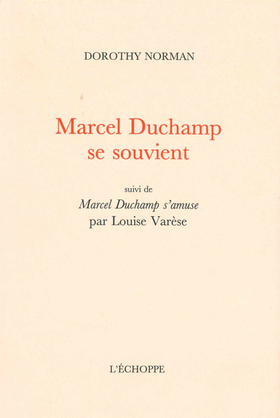 Picture of Marcel Duchamp se souvient