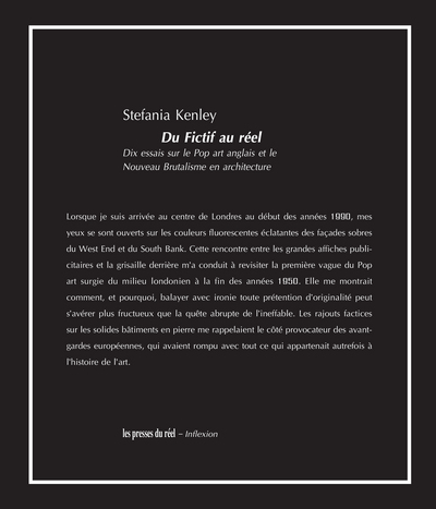 Image de Du Fictif au réel - Dix essais sur le Pop art anglais et le Nouveau Brutalisme en architecture