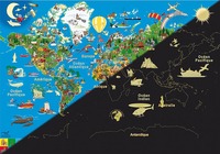 Image de POSTER PHOSPHORESCENT TA PETITE TERRE EN COULEUR