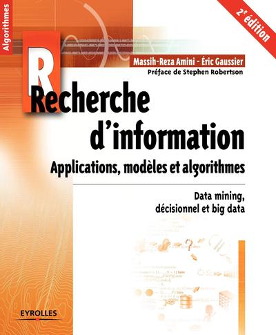 Picture of Recherche d'information - Applications, modèles et algorithmes