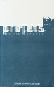 Picture of Projet de fin d'étude à l'école d'architecture de Saint-Étienne 2002 2003