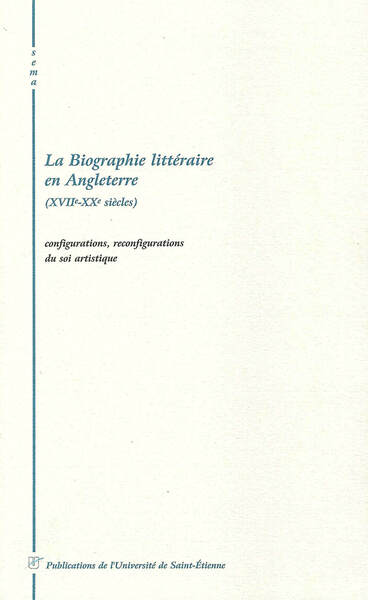 Image de Autobiographie littéraire en Angletterre (XVIIe-XXe siècles)